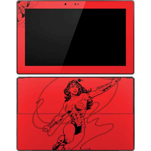 DC Comics Wonder Woman Comic Pop Surface Pro Tablet Skin
